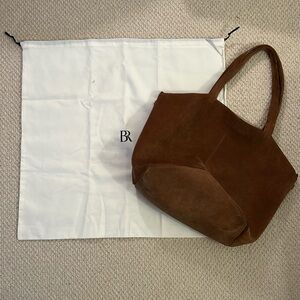 Banana Republic Factory brown suede tote